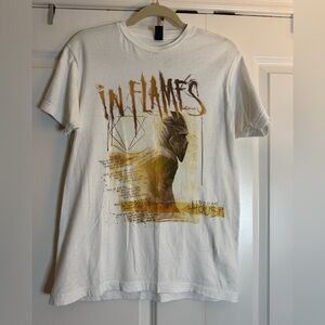 In Flames RARE T‎ Shirt This Is Our House Lyrics Sz M Metal Band Goth